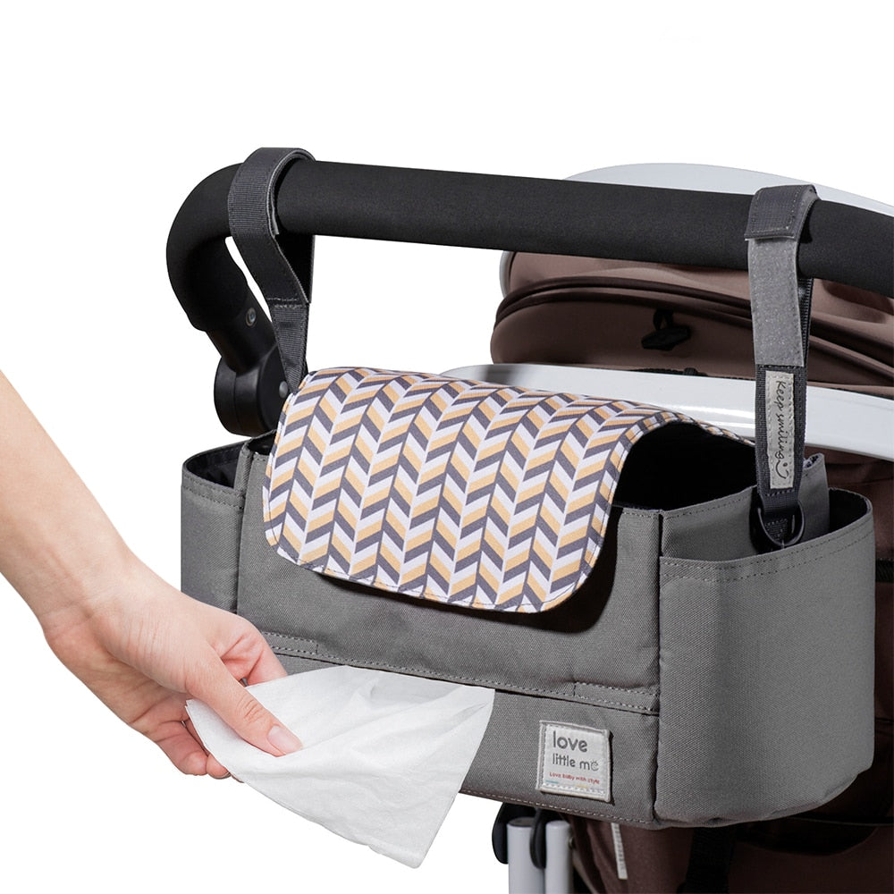 Stroller Organizer Diaper Bag With Shoulder Strap