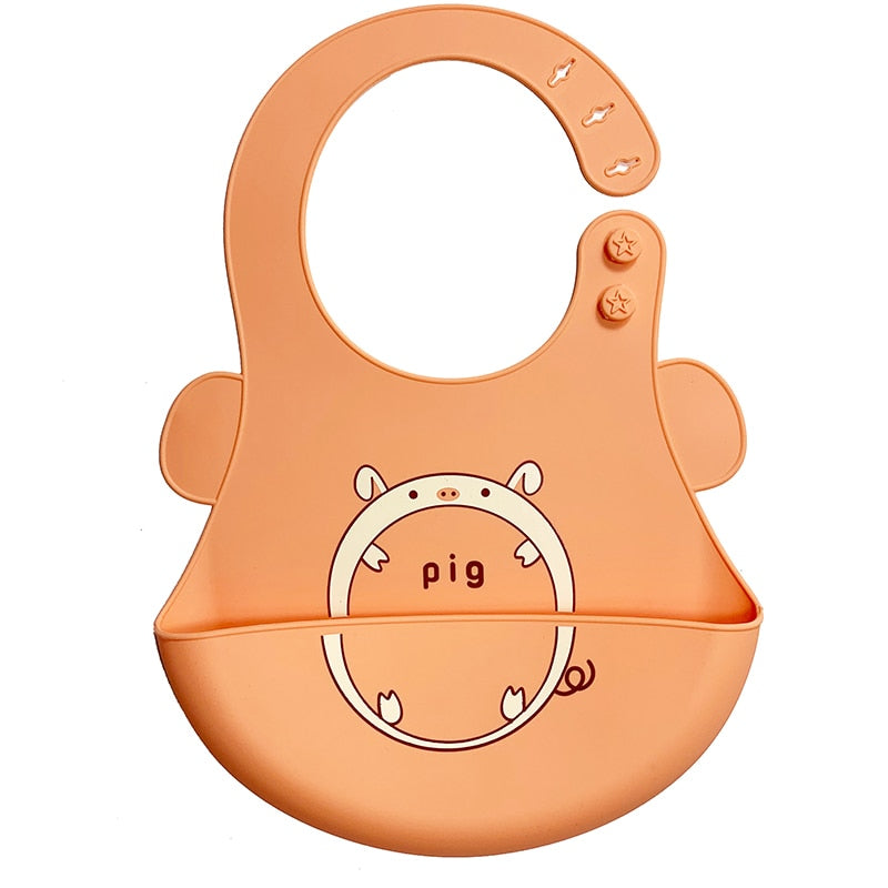 Waterproof Silicone Baby Bib