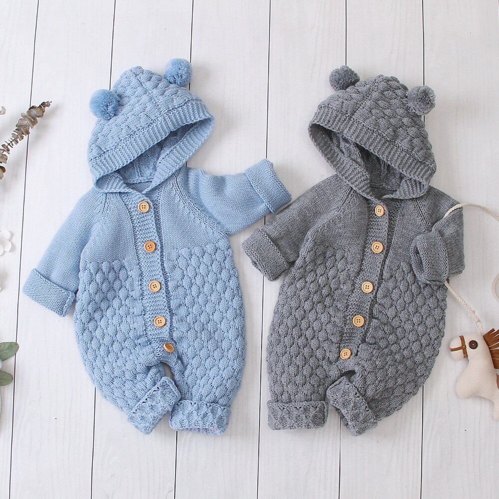 Newborn Hooded Jumpsuit