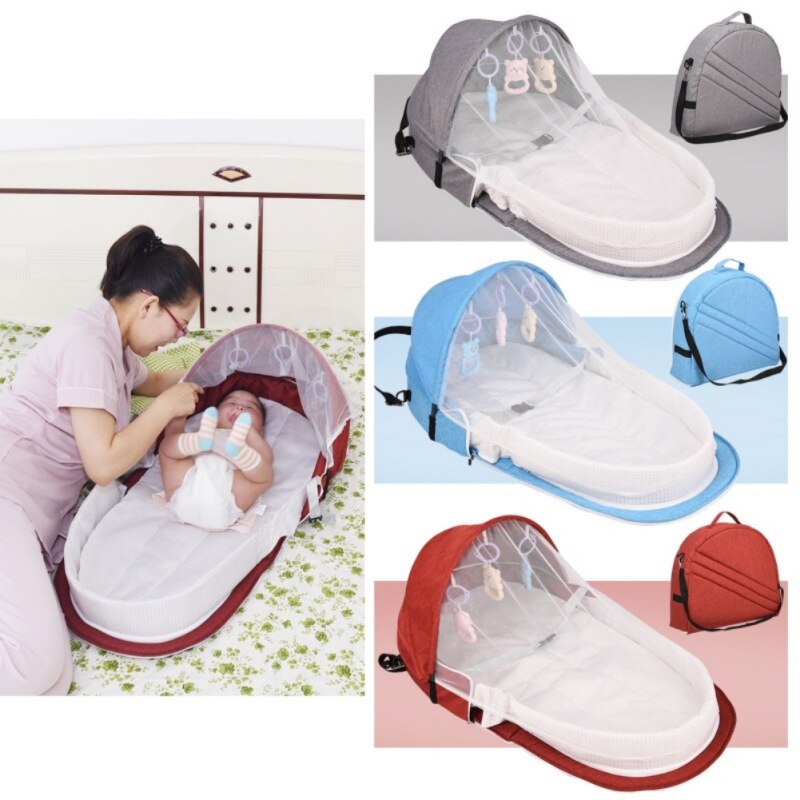 Portable Baby Bed With Insect Net