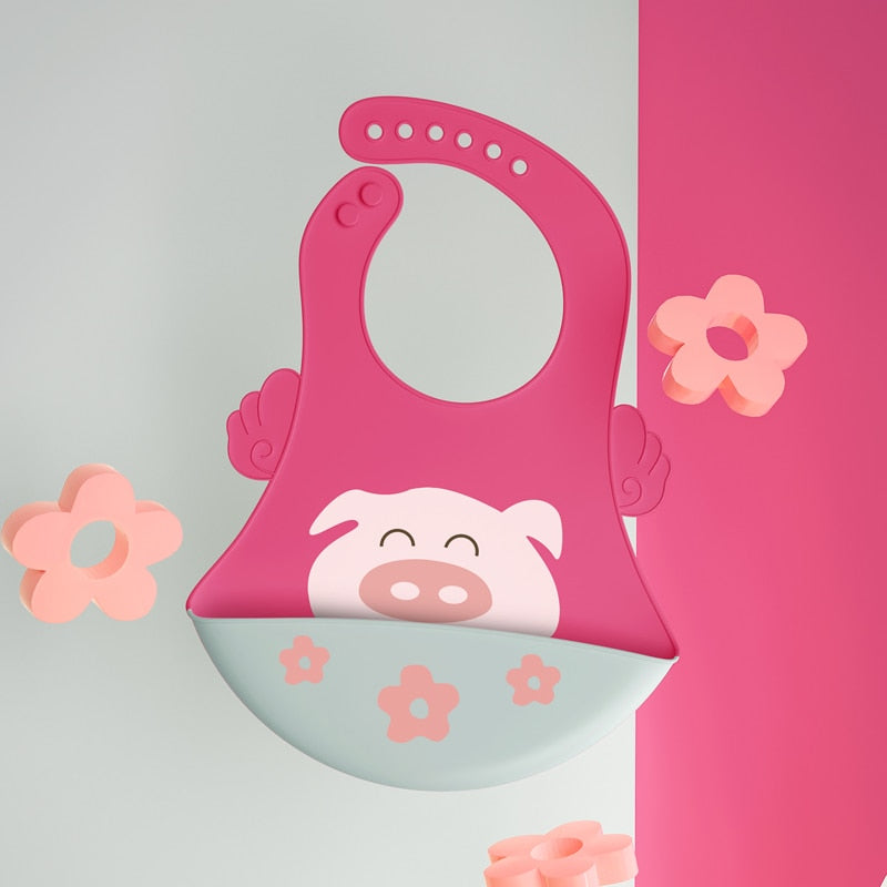 Waterproof Silicone Baby Bib